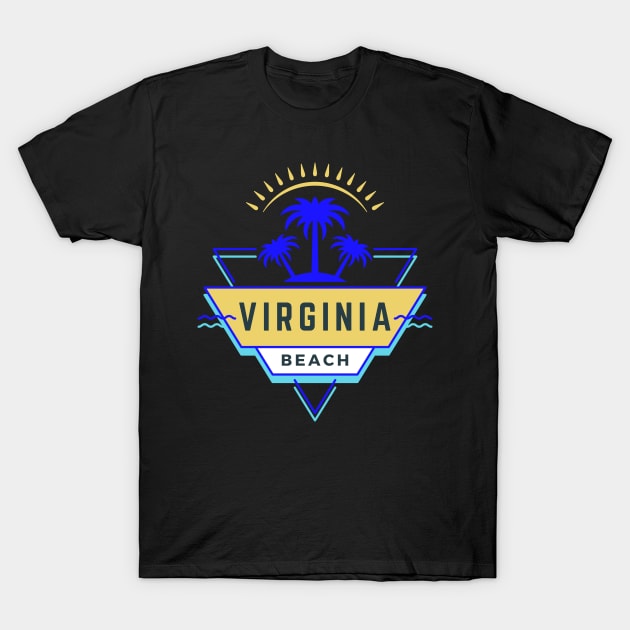 Virginia beach Vibes 80's 90's T-Shirt by bougieFire